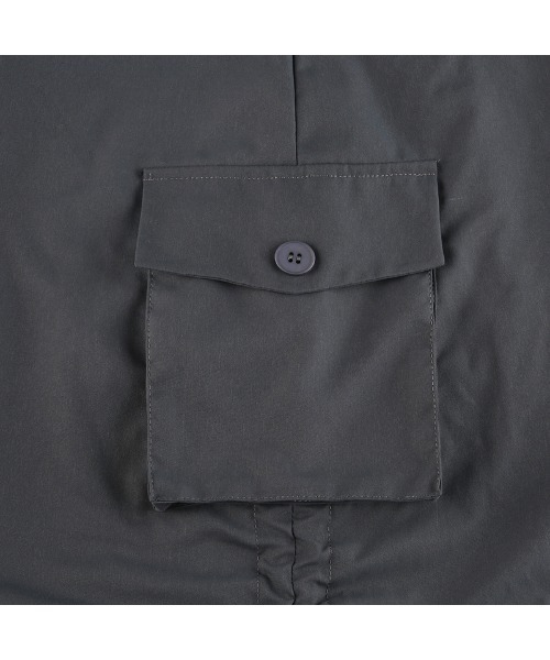 .KOM（ドットコム）の「A'GEM/9 × .kom『.komセレクト/ドットケーオーエムセレクト』サイドシャーリング カーゴ ロング スカート（スカート・レディース・ブラック/ベージュ/グレー・FREE）」の9枚目の写真