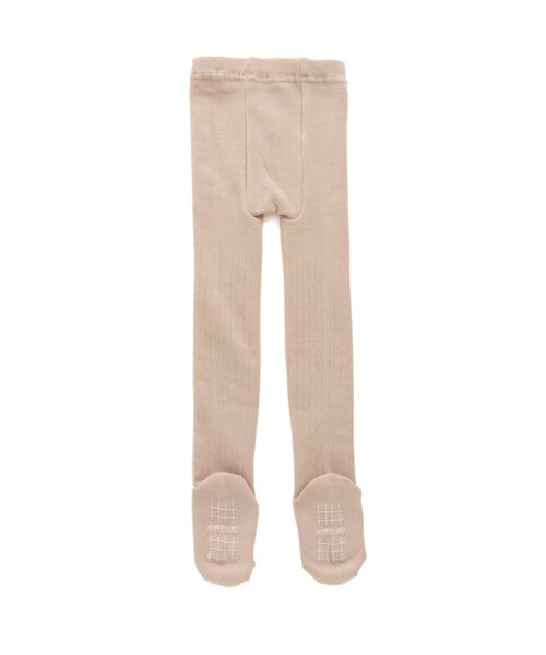 Ampersand（アンパサンド）の「リブタイツ（タイツ/ストッキング・キッズ・ピンク/グレー/ブラック/ベージュ/アイボリー・90/140/100/110/80/120）」の12枚目の写真