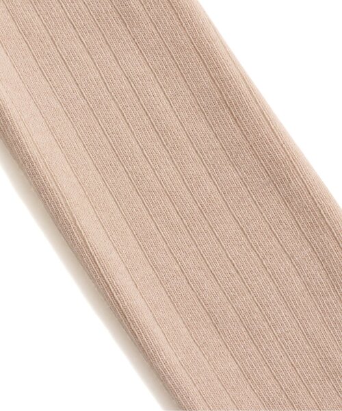 Ampersand（アンパサンド）の「リブタイツ（タイツ/ストッキング・キッズ・ピンク/グレー/ブラック/ベージュ/アイボリー・90/140/100/110/80/120）」の9枚目の写真