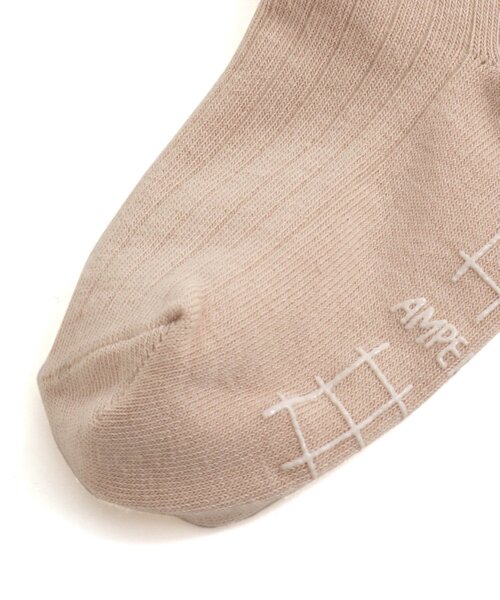 Ampersand（アンパサンド）の「リブタイツ（タイツ/ストッキング・キッズ・ピンク/グレー/ブラック/ベージュ/アイボリー・90/140/100/110/80/120）」の10枚目の写真