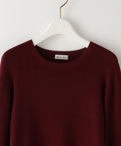 Steven Alan（スティーブンアラン）の「＜Steven Alan＞RIB PULLOVER/ニット（ニット/セーター・レディース・ブラック/オフホワイト/オレンジ系その他・FREE）」の10枚目の写真