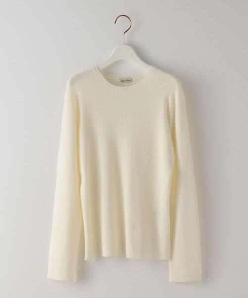 Steven Alan（スティーブンアラン）の「＜Steven Alan＞RIB PULLOVER/ニット（ニット/セーター・レディース・ブラック/オフホワイト/オレンジ系その他・FREE）」の14枚目の写真