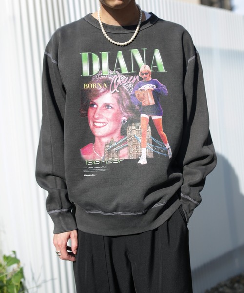 LEGENDA（レジェンダ）の「レジェンダ ダイアナ ピグメント スウェットシャツ / LEGENDA Diana Pigment Sweatshirt（スウェット・メンズ・ブラック・FREE）」の6枚目の写真