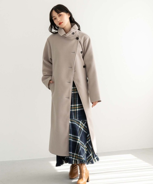 fifth（フィフス）の「【低身長向けサイズあり】裾フリンジチェックマーメイドスカート（スカート・レディース・ネイビー/ブラック/グリーン・M/XS）」の13枚目の写真