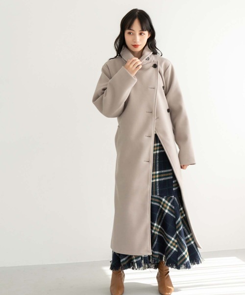 fifth（フィフス）の「【低身長向けサイズあり】裾フリンジチェックマーメイドスカート（スカート・レディース・ネイビー/ブラック/グリーン・M/XS）」の14枚目の写真