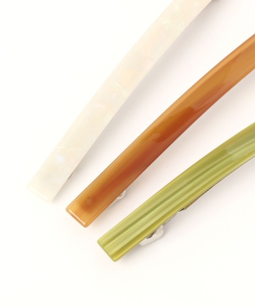 LAKOLE（ラコレ）の「カラー樹脂バレッタ / 172511（バレッタ/ヘアクリップ・レディース・オフホワイト/ブラウン/カーキ/ベージュ・FREE）」の7枚目の写真