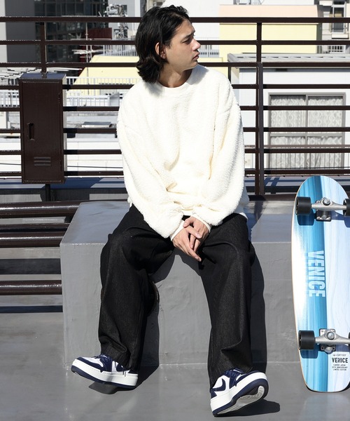 ８(eight)（エイト）の「ボア無地トレーナー（スウェット・メンズ・グリーン/ホワイト系その他/レッド系その他/ブラック/イエロー系その他・MEDIUM/LARGE）」の11枚目の写真