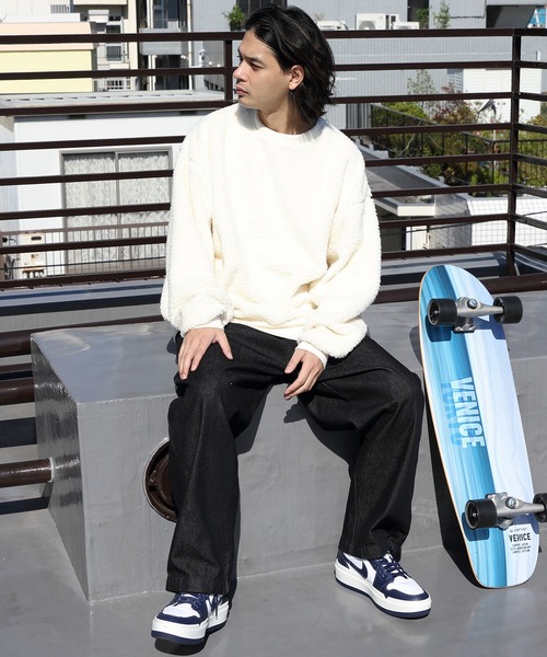 ８(eight)（エイト）の「ボア無地トレーナー（スウェット・メンズ・グリーン/ホワイト系その他/レッド系その他/ブラック/イエロー系その他・MEDIUM/LARGE）」の12枚目の写真