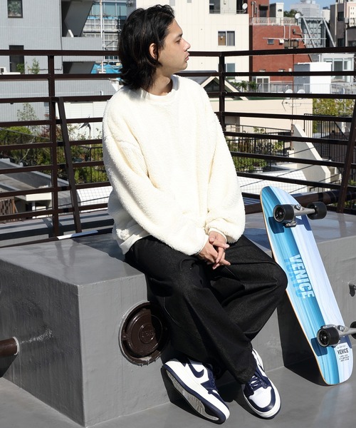 ８(eight)（エイト）の「ボア無地トレーナー（スウェット・メンズ・グリーン/ホワイト系その他/レッド系その他/ブラック/イエロー系その他・MEDIUM/LARGE）」の13枚目の写真