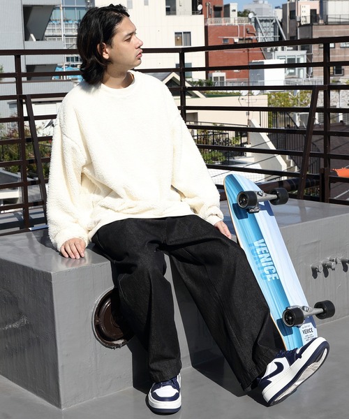 ８(eight)（エイト）の「ボア無地トレーナー（スウェット・メンズ・グリーン/ホワイト系その他/レッド系その他/ブラック/イエロー系その他・MEDIUM/LARGE）」の14枚目の写真