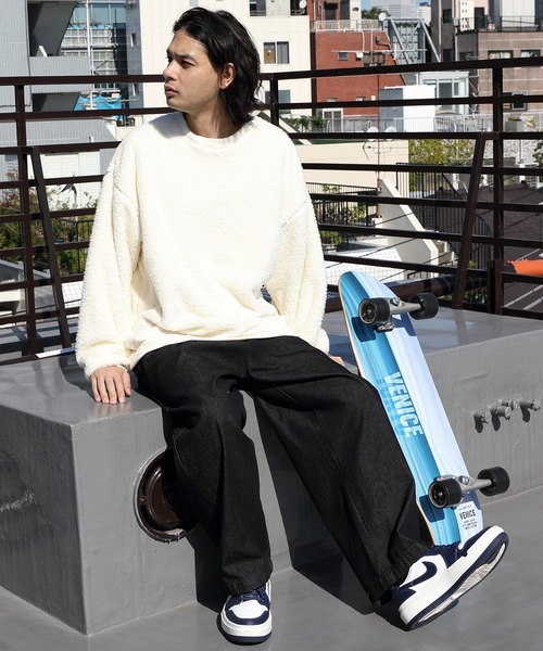 ８(eight)（エイト）の「ボア無地トレーナー（スウェット・メンズ・グリーン/ホワイト系その他/レッド系その他/ブラック/イエロー系その他・MEDIUM/LARGE）」の15枚目の写真