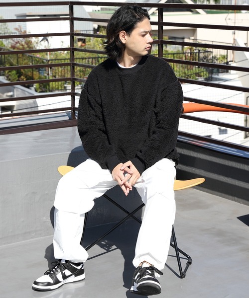 ８(eight)（エイト）の「ボア無地トレーナー（スウェット・メンズ・グリーン/ホワイト系その他/レッド系その他/ブラック/イエロー系その他・MEDIUM/LARGE）」の20枚目の写真