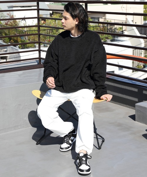 ８(eight)（エイト）の「ボア無地トレーナー（スウェット・メンズ・グリーン/ホワイト系その他/レッド系その他/ブラック/イエロー系その他・MEDIUM/LARGE）」の22枚目の写真