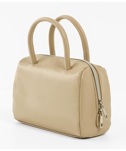 ANAP(アナップ)の「ミニボストンバック(ボストンバッグ・レディース・ブラック/ライトベージュ・FREE)」の3枚目の写真