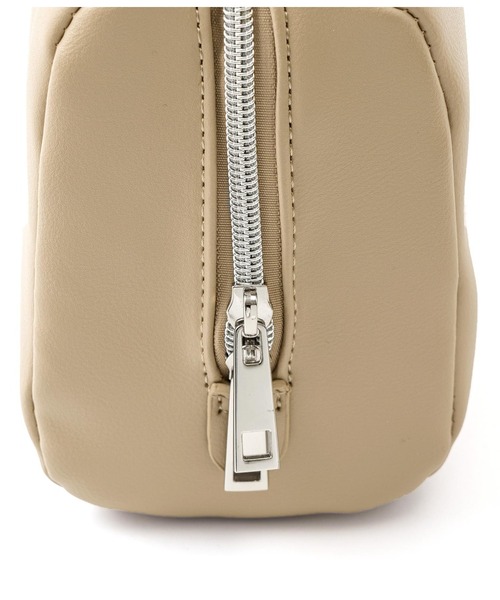 ANAP(アナップ)の「ミニボストンバック(ボストンバッグ・レディース・ブラック/ライトベージュ・FREE)」の4枚目の写真