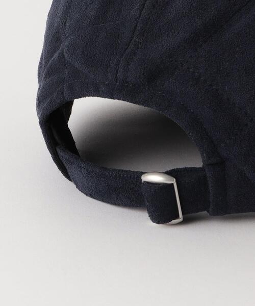 green label relaxing（グリーンレーベルリラクシング）の「GLR フェイクスエード キルト キャップ（キャップ・メンズ・ブラック/ネイビー・FREE）」の6枚目の写真