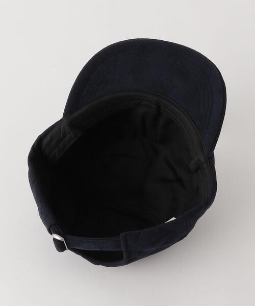 green label relaxing（グリーンレーベルリラクシング）の「GLR フェイクスエード キルト キャップ（キャップ・メンズ・ブラック/ネイビー・FREE）」の7枚目の写真