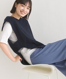 OMNES | シェットランドウールサイドオープンベスト(ベスト)