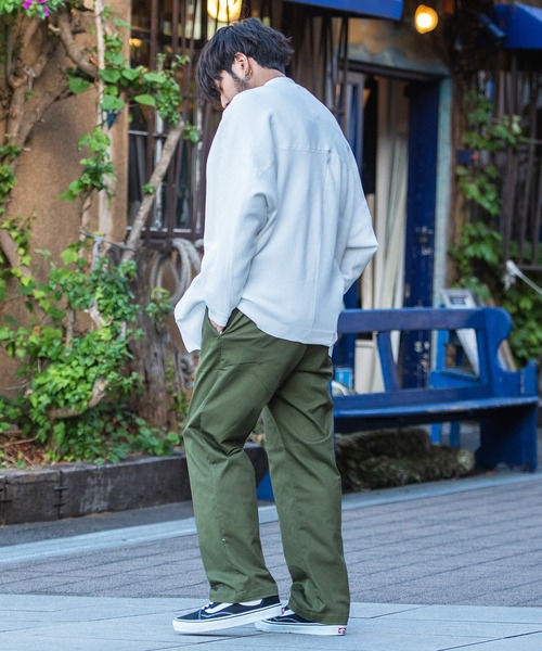 CavariA（キャバリア）の「『CavariA/キャバリア』12Gドルマンスリーブボタンレスニットカーディガン（カーディガン/ボレロ・メンズ・オフホワイト/ブルーグレー/ブラック/グレイッシュベージュ・L/M）」の21枚目の写真