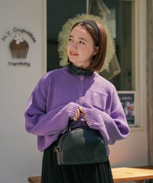 omom sot | ショート丈 ニット カーディガン omom sot(カーディガン/ボレロ)