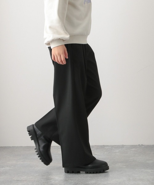 GLOBAL WORK(グローバルワーク)の「起毛イージーケアサス付きパンツ/ 163868(その他パンツ・キッズ・グレー/ベージュ系その他/ダークブラウン/ブラック/オフホワイト・110cm/150cm/100cm/160cm/140cm/130cm/120cm)」の1枚目の写真