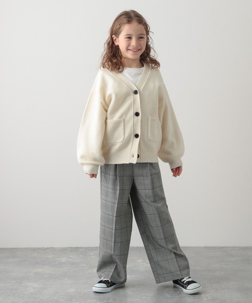 GLOBAL WORK(グローバルワーク)の「起毛イージーケアサス付きパンツ/ 163868(その他パンツ・キッズ・グレー/ベージュ系その他/ダークブラウン/ブラック/オフホワイト・110cm/150cm/100cm/160cm/140cm/130cm/120cm)」の6枚目の写真