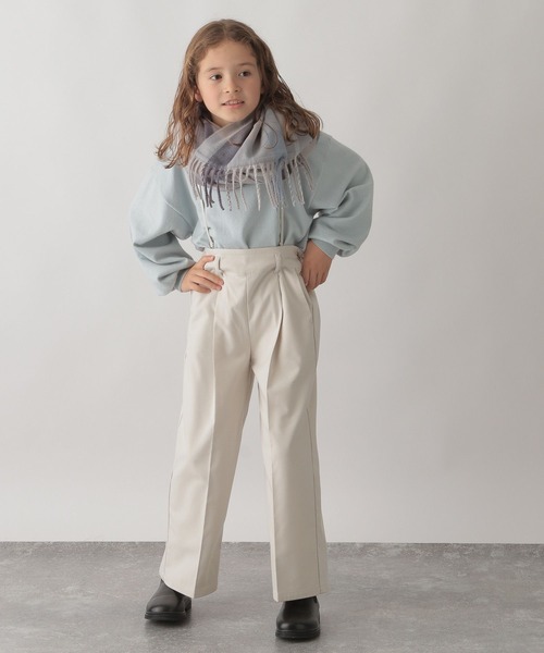 GLOBAL WORK(グローバルワーク)の「起毛イージーケアサス付きパンツ/ 163868(その他パンツ・キッズ・グレー/ベージュ系その他/ダークブラウン/ブラック/オフホワイト・110cm/150cm/100cm/160cm/140cm/130cm/120cm)」の11枚目の写真