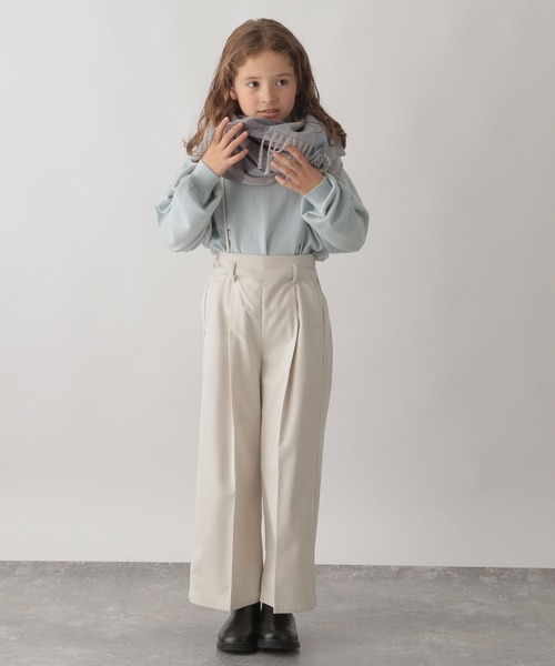 GLOBAL WORK(グローバルワーク)の「起毛イージーケアサス付きパンツ/ 163868(その他パンツ・キッズ・グレー/ベージュ系その他/ダークブラウン/ブラック/オフホワイト・110cm/150cm/100cm/160cm/140cm/130cm/120cm)」の12枚目の写真