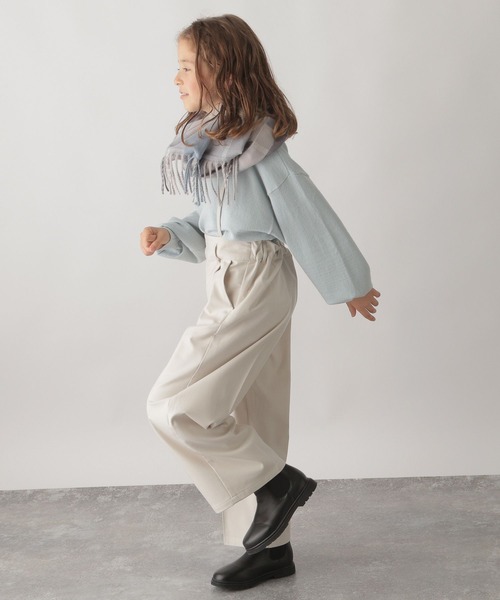 GLOBAL WORK(グローバルワーク)の「起毛イージーケアサス付きパンツ/ 163868(その他パンツ・キッズ・グレー/ベージュ系その他/ダークブラウン/ブラック/オフホワイト・110cm/150cm/100cm/160cm/140cm/130cm/120cm)」の13枚目の写真