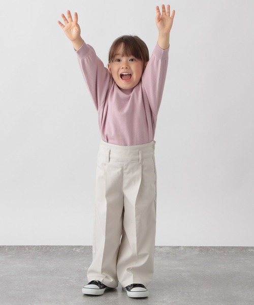 GLOBAL WORK(グローバルワーク)の「起毛イージーケアサス付きパンツ/ 163868(その他パンツ・キッズ・グレー/ベージュ系その他/ダークブラウン/ブラック/オフホワイト・110cm/150cm/100cm/160cm/140cm/130cm/120cm)」の18枚目の写真