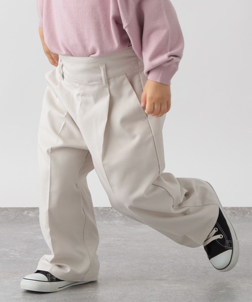 GLOBAL WORK(グローバルワーク)の「起毛イージーケアサス付きパンツ/ 163868(その他パンツ・キッズ・グレー/ベージュ系その他/ダークブラウン/ブラック/オフホワイト・110cm/150cm/100cm/160cm/140cm/130cm/120cm)」の20枚目の写真