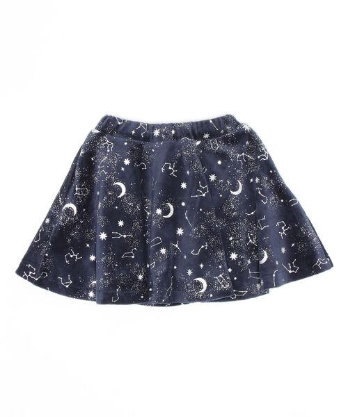 BeBe（ベベ）の「BeBe/【お揃い】ベロア星座柄フレアスカート(100~150cm)（スカート・キッズ・ブルー系その他・110/100/130/120/150/140）」の6枚目の写真