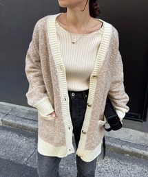 CAPRICIEUX LE'MAGE | ツイード風ミドルカーディガン(カーディガン/ボレロ)