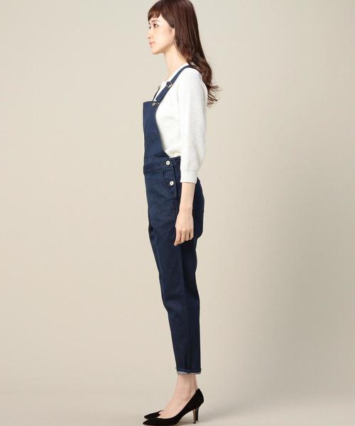 BEAUTY&YOUTH UNITED ARROWS(ビューティーアンドユースユナイテッドアローズ)の「BYBC テーパード オーバーオール◆(サロペット/オーバーオール・レディース・ホワイト/ネイビー/オフホワイト・フリー)」の7枚目の写真