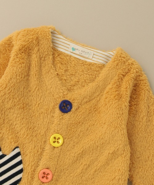 baby cheer（ベイビーチアー）の「ねこポケボアカーディガン