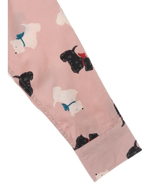 KARL HELMUT（カールヘルム）の「スコッチテリアプリントシャツブラウス（シャツ/ブラウス・メンズ・ブルー/ピンク/キナリ・LARGE/MEDIUM）」の11枚目の写真