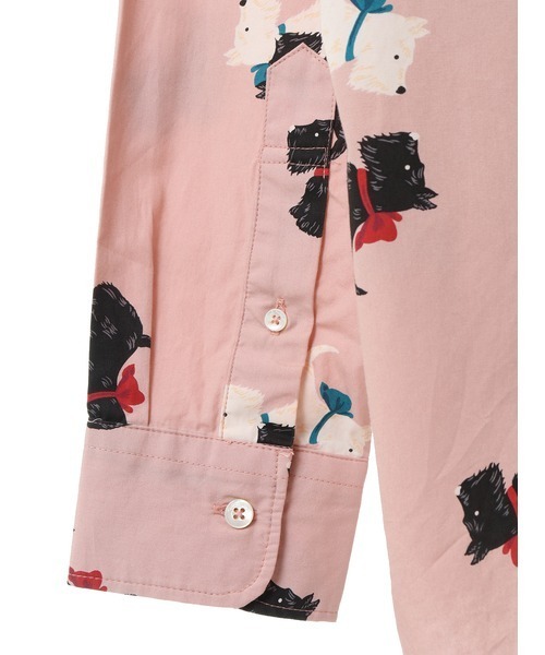 KARL HELMUT（カールヘルム）の「スコッチテリアプリントシャツブラウス（シャツ/ブラウス・メンズ・ブルー/ピンク/キナリ・LARGE/MEDIUM）」の10枚目の写真