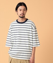 BEAMS LIGHTS | BEAMS LIGHTS / エクストラ ヘビーウェイト ボーダー Tシャツ(Tシャツ/カットソー)