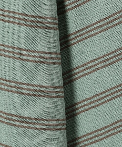 BEAMS LIGHTS(ビームスライツ)の「BEAMS LIGHTS / エクストラ ヘビーウェイト ボーダー Tシャツ(Tシャツ/カットソー・メンズ・ホワイト/ネイビー/グリーン系その他2・SMALL/MEDIUM/LARGE)」の18枚目の写真
