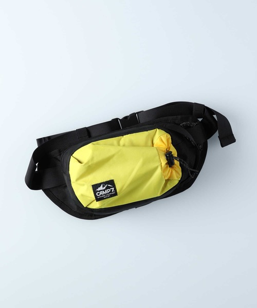 CAMP7(キャンプセブン)の「【CAMP7】PETボトルホルダー付バッグ(ショルダーバッグ・メンズ・イエロー/ブラック・ONE SIZE)」の1枚目の写真