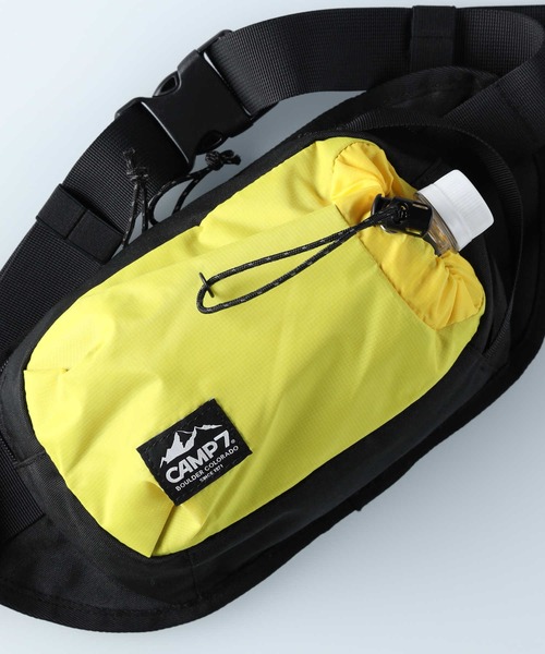 CAMP7(キャンプセブン)の「【CAMP7】PETボトルホルダー付バッグ(ショルダーバッグ・メンズ・イエロー/ブラック・ONE SIZE)」の12枚目の写真