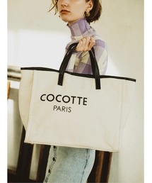 Soir,5 COCOTTE PARIS | Cocotte parisロゴキャンバストートバッグ_L(ハンドバッグ)