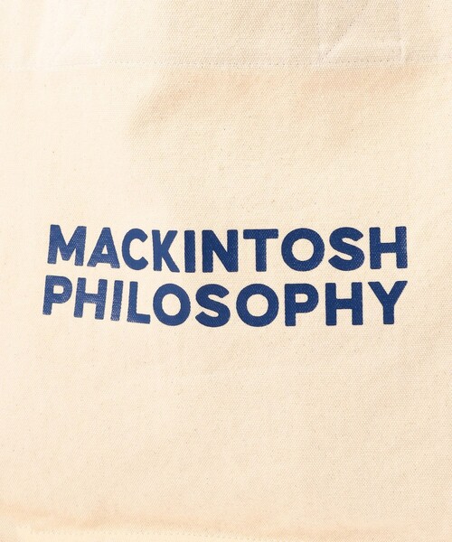 MACKINTOSH PHILOSOPHY（ﾏｯｷﾝﾄｯｼｭ ﾌｨﾛｿﾌｨｰ）の「GREY LABEL ボールドロゴスクエアトート（トートバッグ・レディース・レッド/ダークネイビー・FREE）」の13枚目の写真