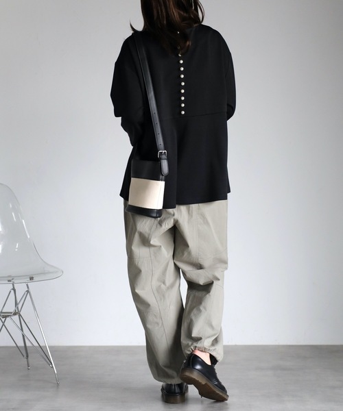 sheller バックジップペプラムトップス sheller】シェリエ ペプラムトップス - メルカリ