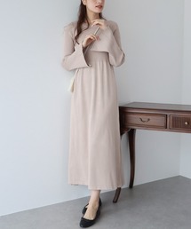 BLUEEAST | フレアスリットスリーブワンピース(ワンピース)