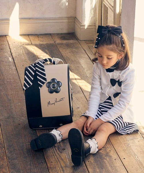 MARY QUANT（マリークワント）の「MARY QUANT(マリークワント)デイジーストライプランドセル（ランドセル・キッズ・ピンク/ベージュ/パープル/ブラック/ミント・ONE SIZE）」の16枚目の写真