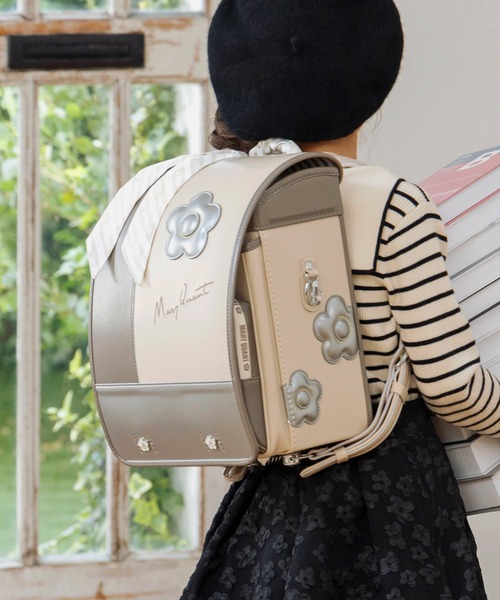MARY QUANT（マリークワント）の「MARY QUANT(マリークワント)デイジーストライプランドセル（ランドセル・キッズ・ピンク/ベージュ/パープル/ブラック/ミント・ONE SIZE）」の20枚目の写真