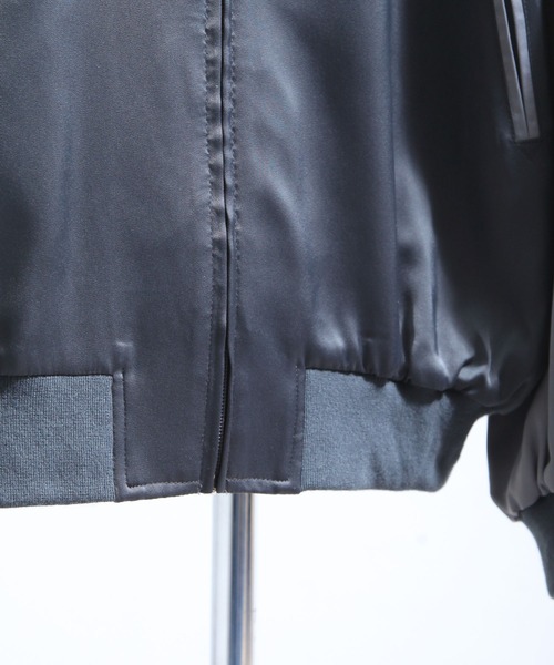 NILWAY（ニルウェイ）の「配色ラインルーズスカジャン（スカジャン・メンズ・ネイビー/チャコール/グレー・MEDIUM/LARGE）」の12枚目の写真