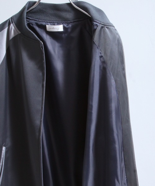 NILWAY（ニルウェイ）の「配色ラインルーズスカジャン（スカジャン・メンズ・ネイビー/チャコール/グレー・MEDIUM/LARGE）」の13枚目の写真