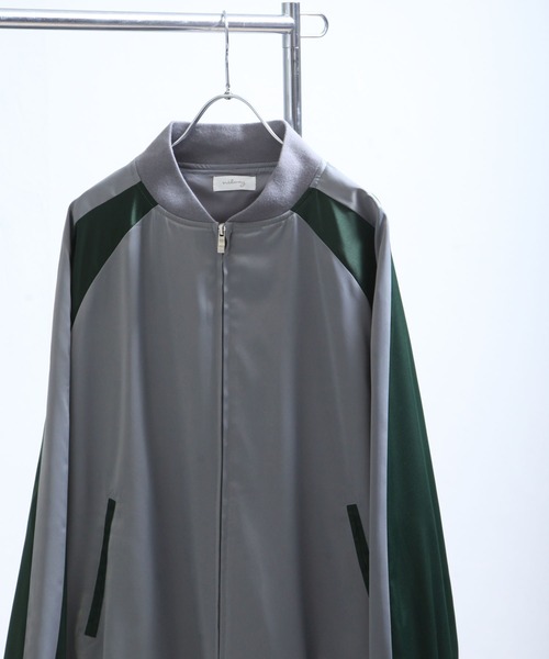 NILWAY（ニルウェイ）の「配色ラインルーズスカジャン（スカジャン・メンズ・ネイビー/チャコール/グレー・MEDIUM/LARGE）」の16枚目の写真